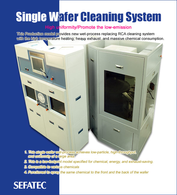 Single Wafer Cleaning System